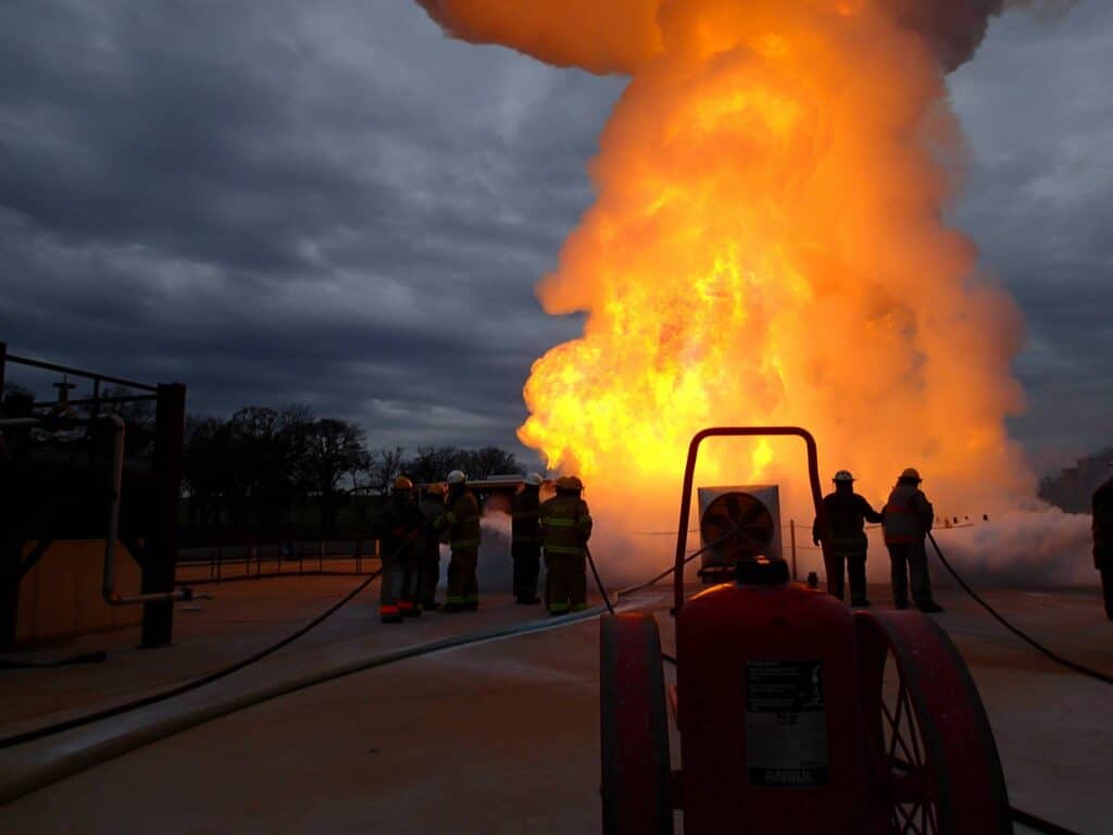 Texas LNG Fire